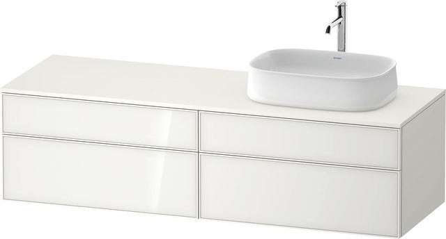 Duravit Waschtischunterschrank wandhängend „Zencha“ 160 × 44,2 × 55 cm