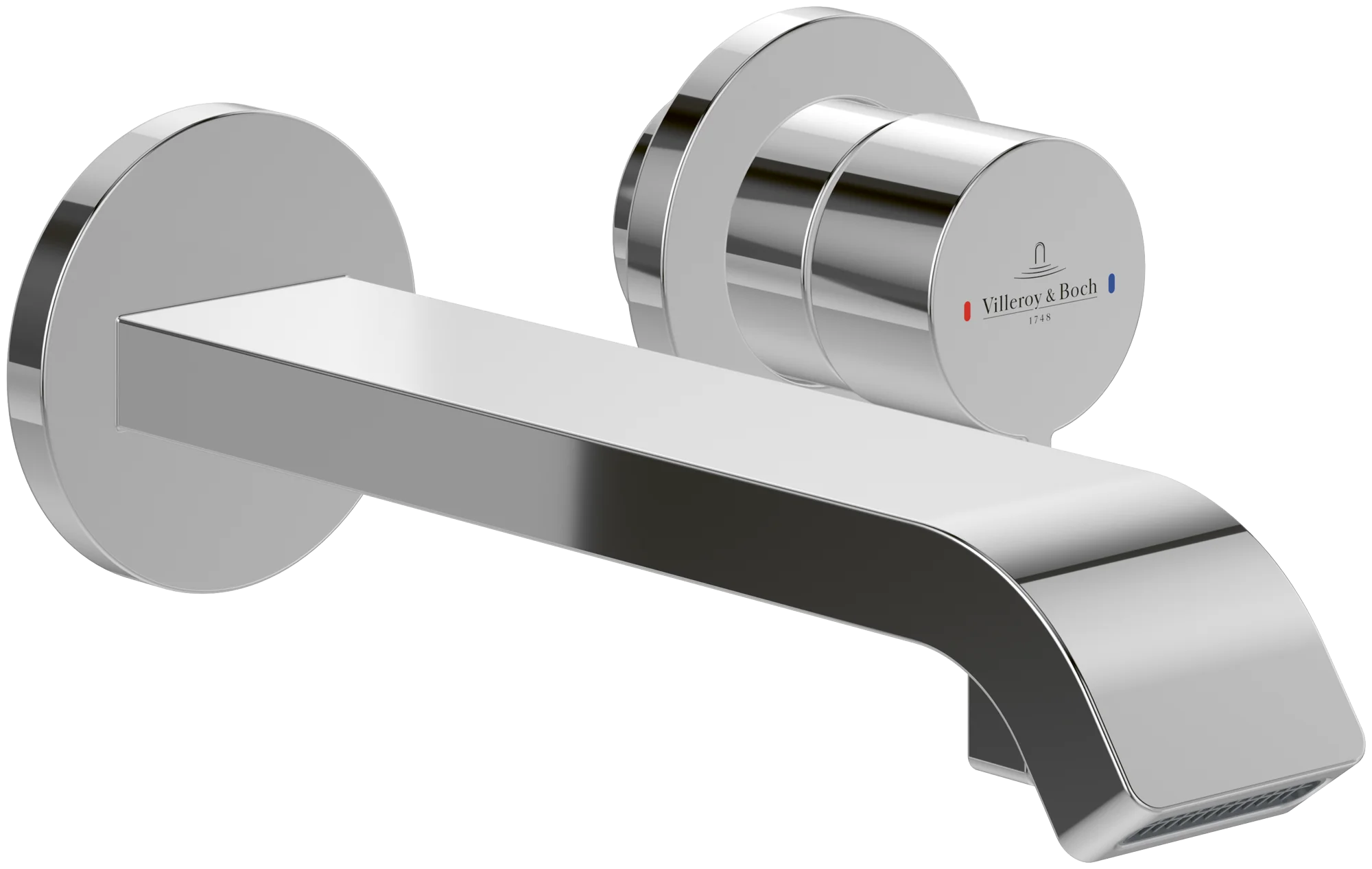 Villeroy & Boch Einhebel-Waschtischarmatur Dawn, rund, verchromt, 103 mm Höhe, 110 x 204 mm, mit AirPlus und AquaSmart Technologie