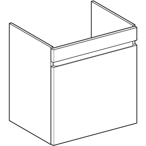 Geberit Waschtischunterschrank „Renova Plan“ Nussbaum hickory / Melamin Holzstruktur Geberit Waschtischunterschrank „Renova Plan“ Nussbaum hickory / Melamin Holzstruktur