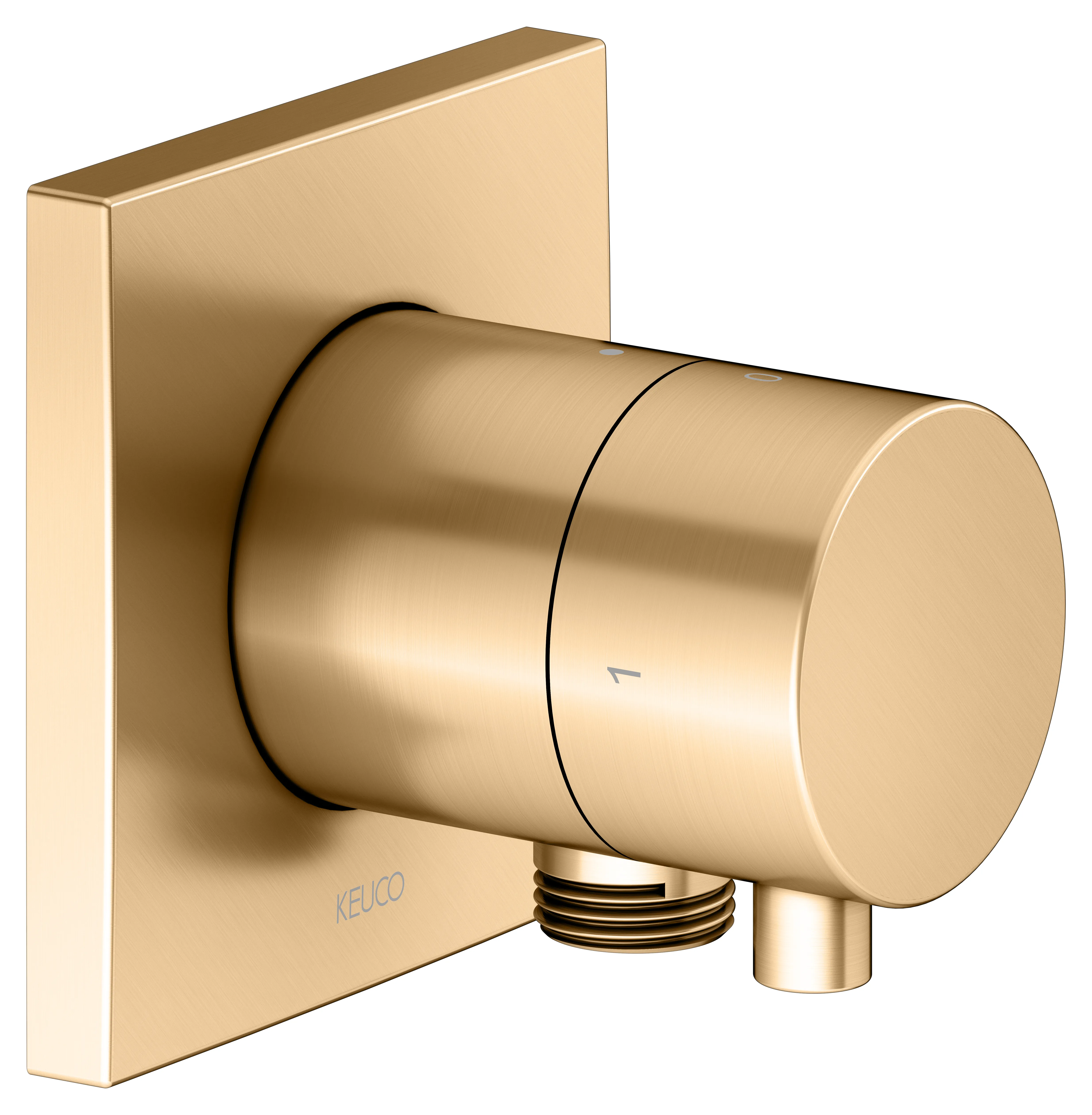 IXMO 2-Wege Ab- u. Umstellventil UP IXMO Comfort, eckig Messing geb. IXMO 2-Wege Ab- u. Umstellventil UP IXMO Comfort, eckig Messing geb.