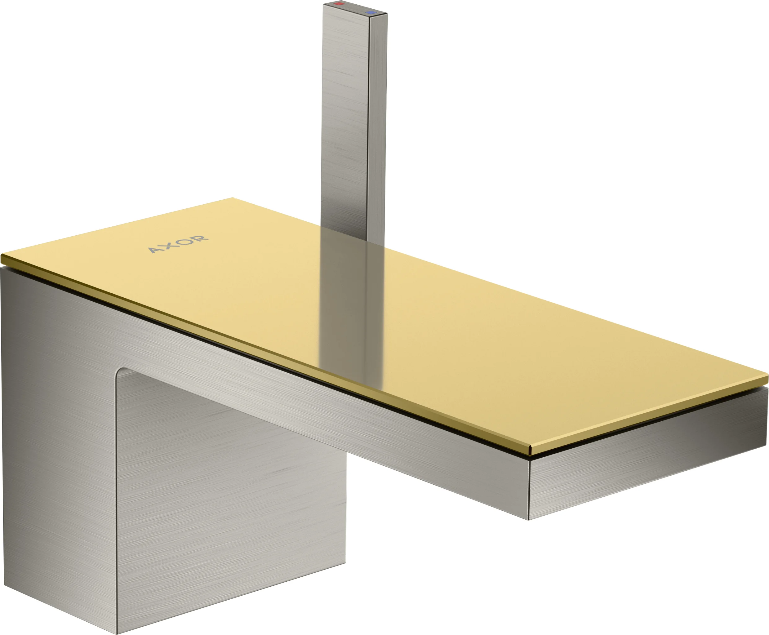 Hansgrohe AXOR MyEdition Platte 200 mm Metall Polished Gold Optic abnehmbar