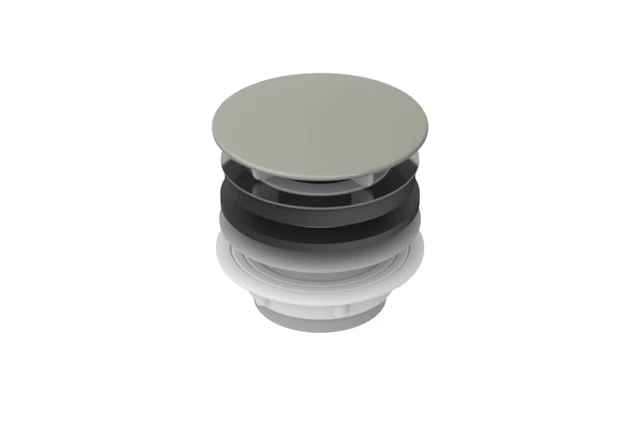 Schaftventil, Ab- und Überlauf, Waschtisch, 65x65x60 mm, Weiß, Messing, Metall, Kunststoff Schaftventil, Ab- und Überlauf, Waschtisch, 65x65x60 mm, Weiß, Messing, Metall, Kunststoff