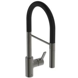 Ideal Standard Küchenarmatur Gusto Semi-Pro 2-Funktionsbrause Magnetic Grey, Ausladung 225 mm, Auslaufhöhe 142 mm Ideal Standard Küchenarmatur Gusto Semi-Pro 2-Funktionsbrause Magnetic Grey, Ausladung 225 mm, Auslaufhöhe 142 mm