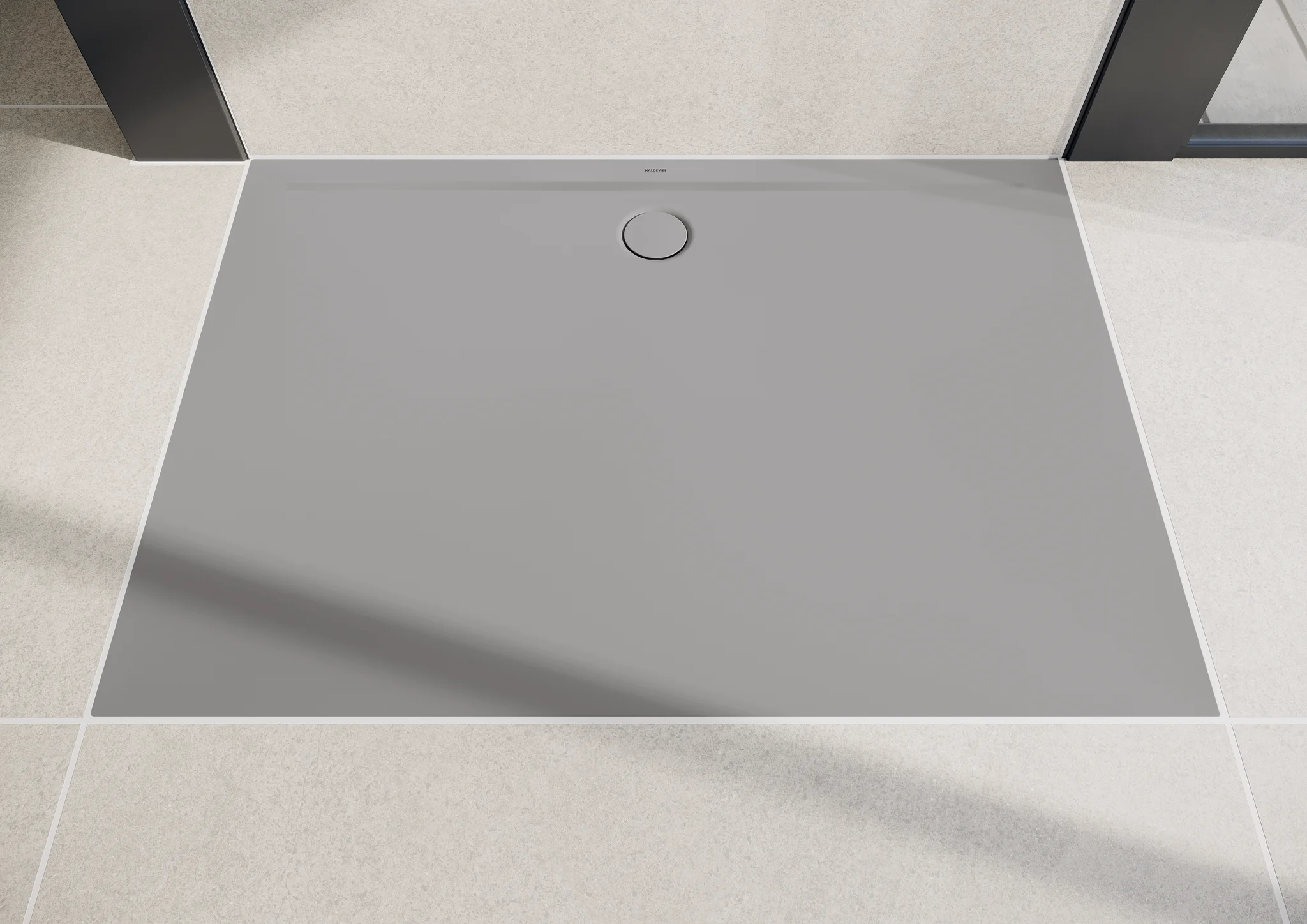 Kaldewei SUPERPLAN ZERO Duschfläche, alpinweiß, 900 x 1200 mm, 20 mm tief, bodeneben, Secure Plus Antislip