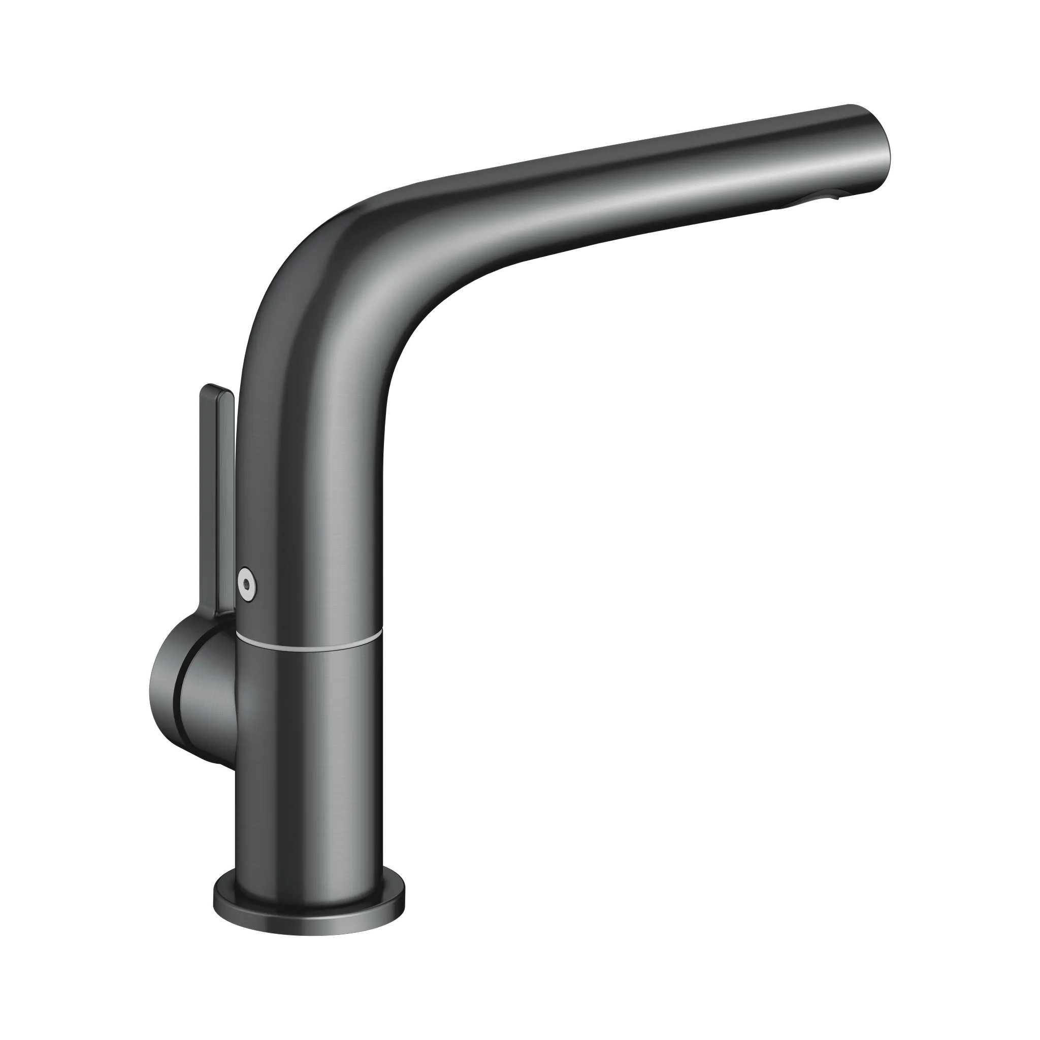 Edition 400 51505130100 Einhebel-Waschtischmischer 150 ohne Zugstangen-Ablaufgarnitur schwenkbar Schwarzchrom gebürstet Edition 400 51505130100 Einhebel-Waschtischmischer 150 ohne Zugstangen-Ablaufgarnitur schwenkbar Schwarzchrom gebürstet