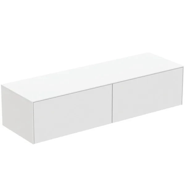 Ideal Standard Waschtischunterschrank „Conca“ 158,7 × 37 × 50,5 cm Weiß matt lackiert