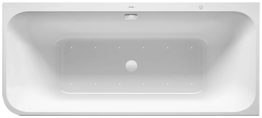 Duravit Whirlwanne „Happy D.2 Plus“ vorwand rechteck 1800 × 800 mm, rechts mit Air-System, in Weiß Ausführung: rechts / Whirlsystem: mit Air-System Duravit Whirlwanne „Happy D.2 Plus“ vorwand rechteck 1800 × 800 mm, rechts mit Air-System, in Weiß Ausführung: rechts / Whirlsystem: mit Air-System