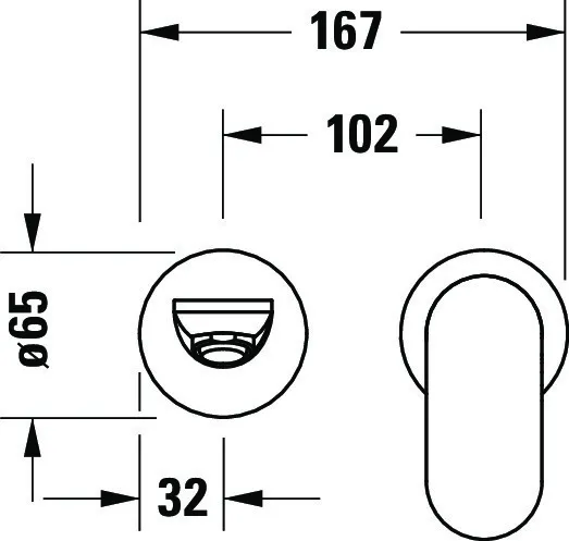 Wave 1Heb.-Wtmi. Brz Gebürstet 167x65 Ausla.: 202 Strhlfo. EC