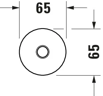 Duravit Brausearm L 300mm, Deckenmontage, Rosette Rund, Bronze Gebürstet