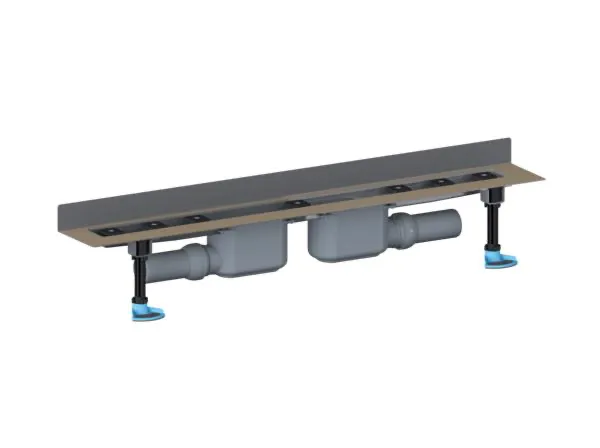 Duschrinne CeraLine W Duo 1100 mm, DN 50