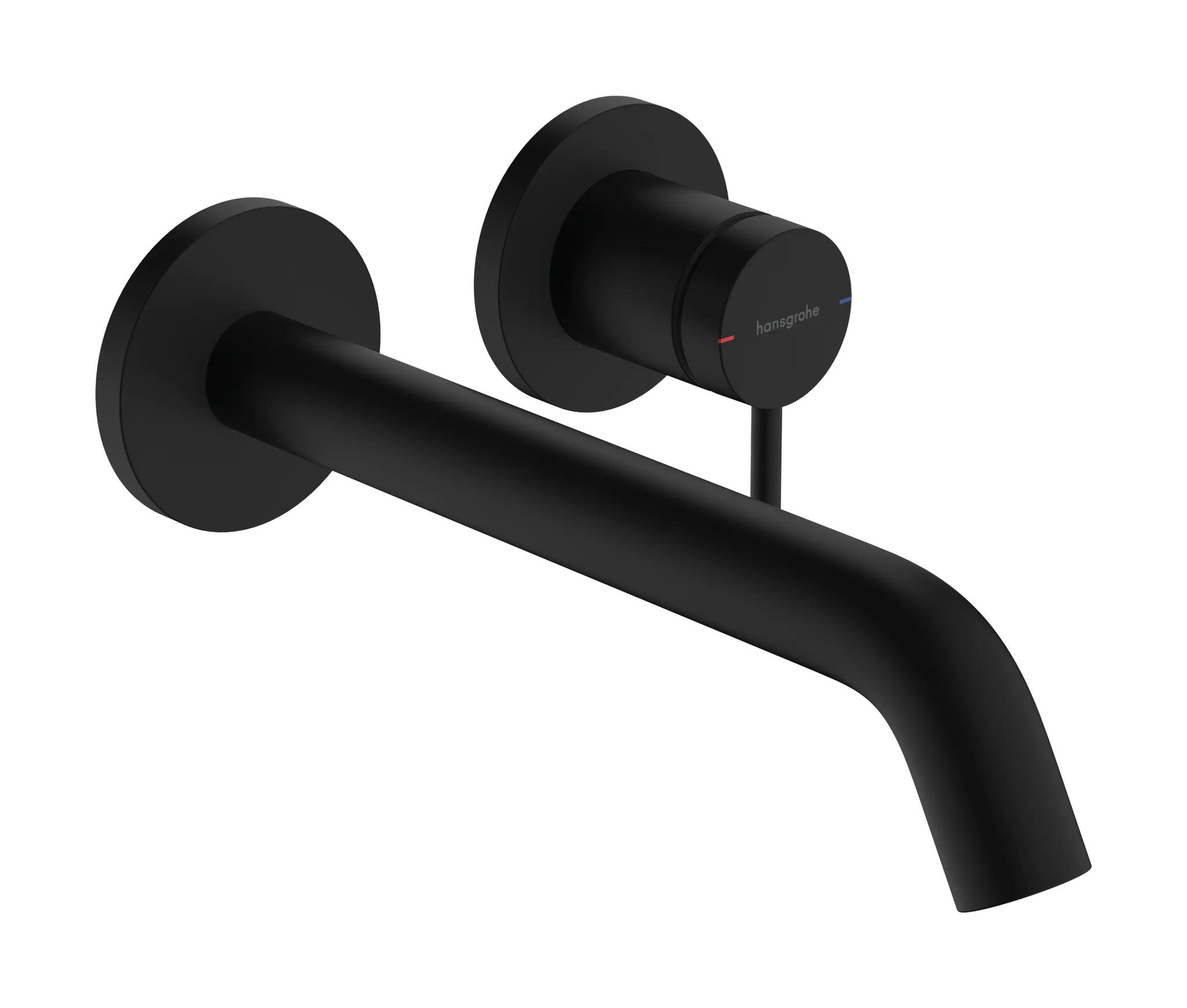 Hansgrohe Tecturis S Einhebel-Waschtischmischer Unterputz Wandmontage EcoSmart+ 22,5 cm Mattschwarz Hansgrohe Tecturis S Einhebel-Waschtischmischer Unterputz Wandmontage EcoSmart+ 22,5 cm Mattschwarz