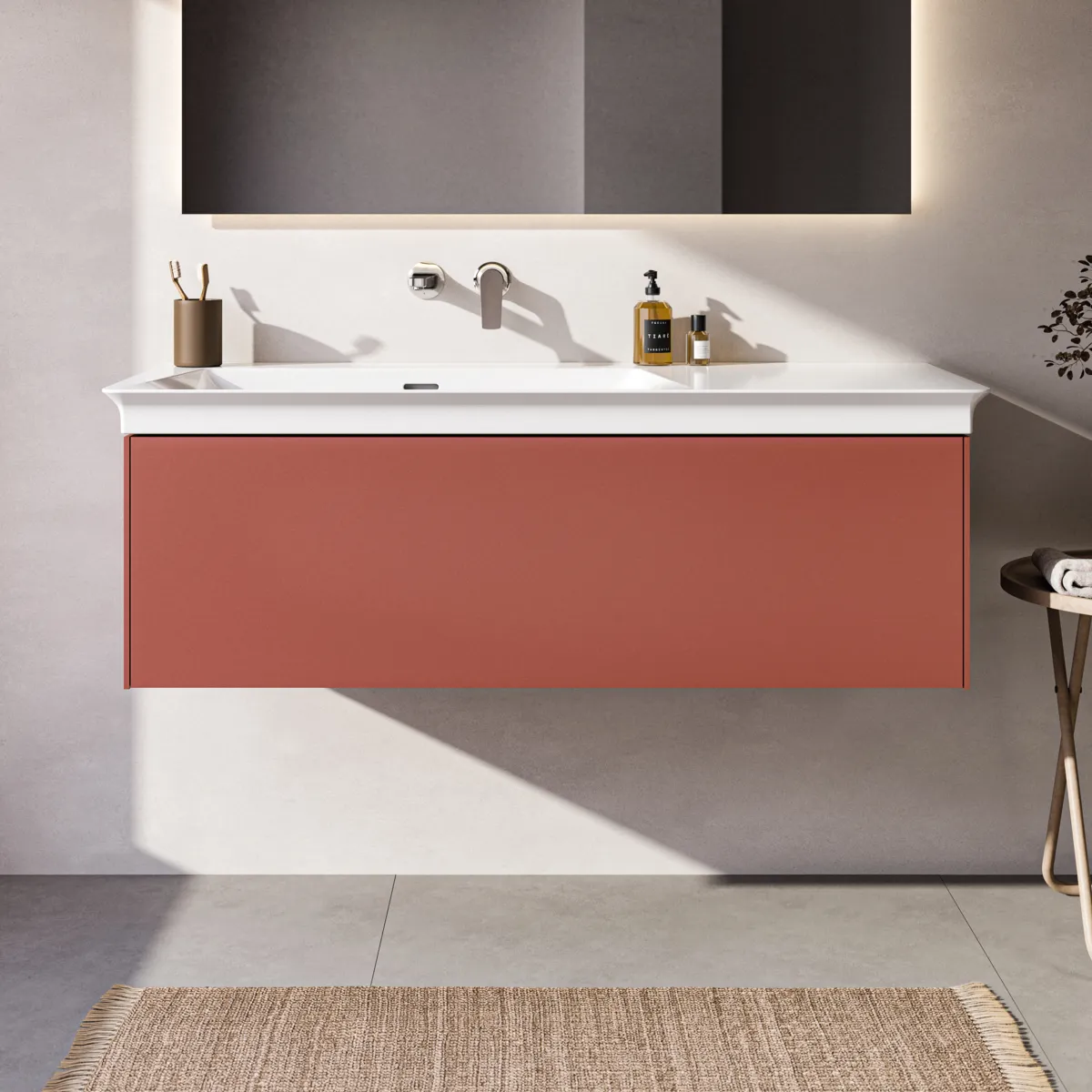 Ideal Standard Möbelwaschtischunterschrank Conca 1 Auszug 1200x505x370mm Sunset Ideal Standard Möbelwaschtischunterschrank Conca 1 Auszug 1200x505x370mm Sunset