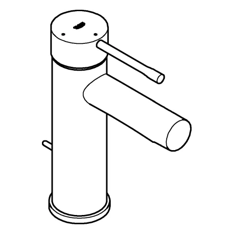 Einhand-Waschtischbatterie Essence 24183_1, S-Size, Einlochmontage, Energie-Spar-Funktion Mittelstellung kalt, Zugstangen-Ablaufgarnitur 1 1/4'', chrom Einhand-Waschtischbatterie Essence 24183_1, S-Size, Einlochmontage, Energie-Spar-Funktion Mittelstellung kalt, Zugstangen-Ablaufgarnitur 1 1/4'', chrom
