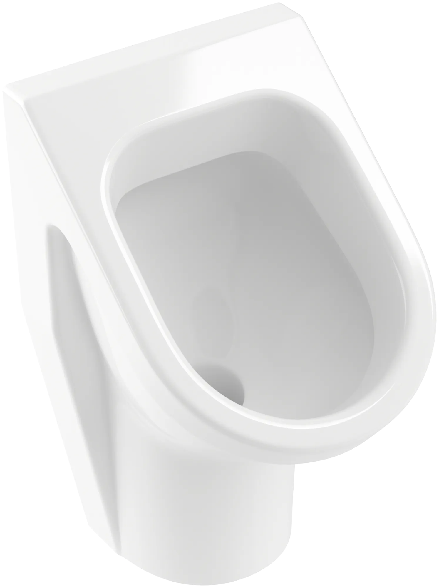 Urinal „Architectura“, mit keramischem Sieb, ohne Zielobjekt, Befestigung verdeckt, Zulauf verdeckt 35,5 × 62 × 38,5 cm