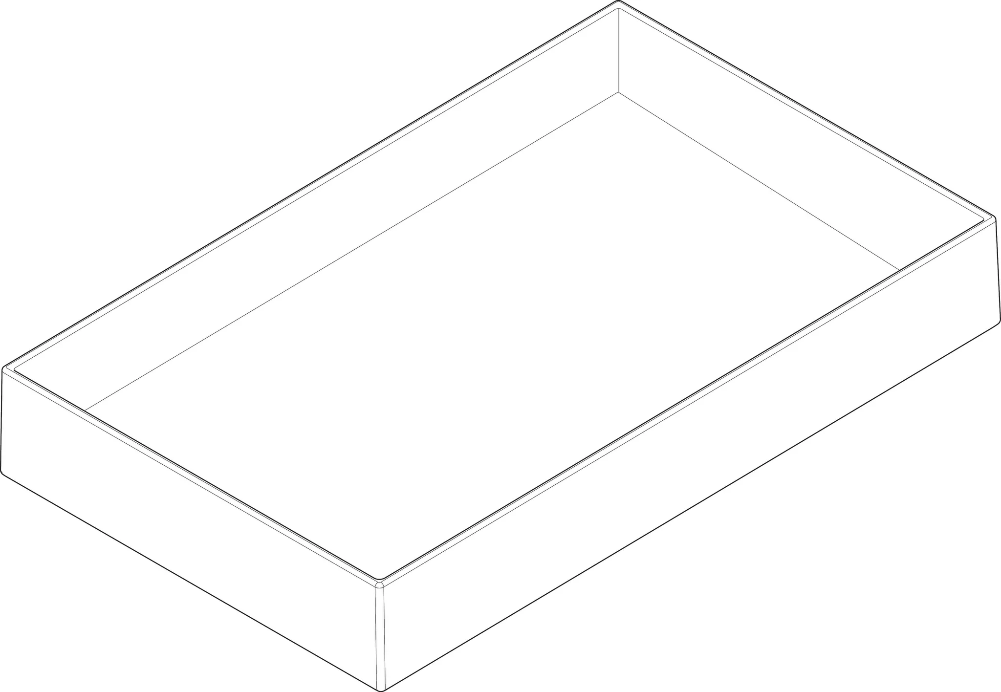 Xuniva Evo E Aufsatzwaschtisch 650/400 ohne Hahnloch und Überlauf, Weiß
