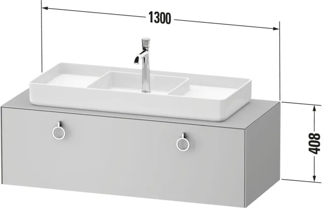 Duravit Waschtischunterschrank „White Tulip“ in, mit Beleuchtung Duravit Waschtischunterschrank „White Tulip“ in, mit Beleuchtung