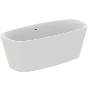 Ideal Standard Duo-Badewanne Dea, freistehend, Seidenweiß matt, 1700x750x475/610 mm