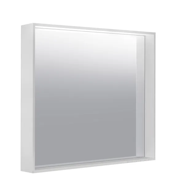 KEUCO Spiegel „Plan“ in Silber (eloxiert), mit Spiegelheizung 800 × 700 mm KEUCO Spiegel „Plan“ in Silber (eloxiert), mit Spiegelheizung 800 × 700 mm