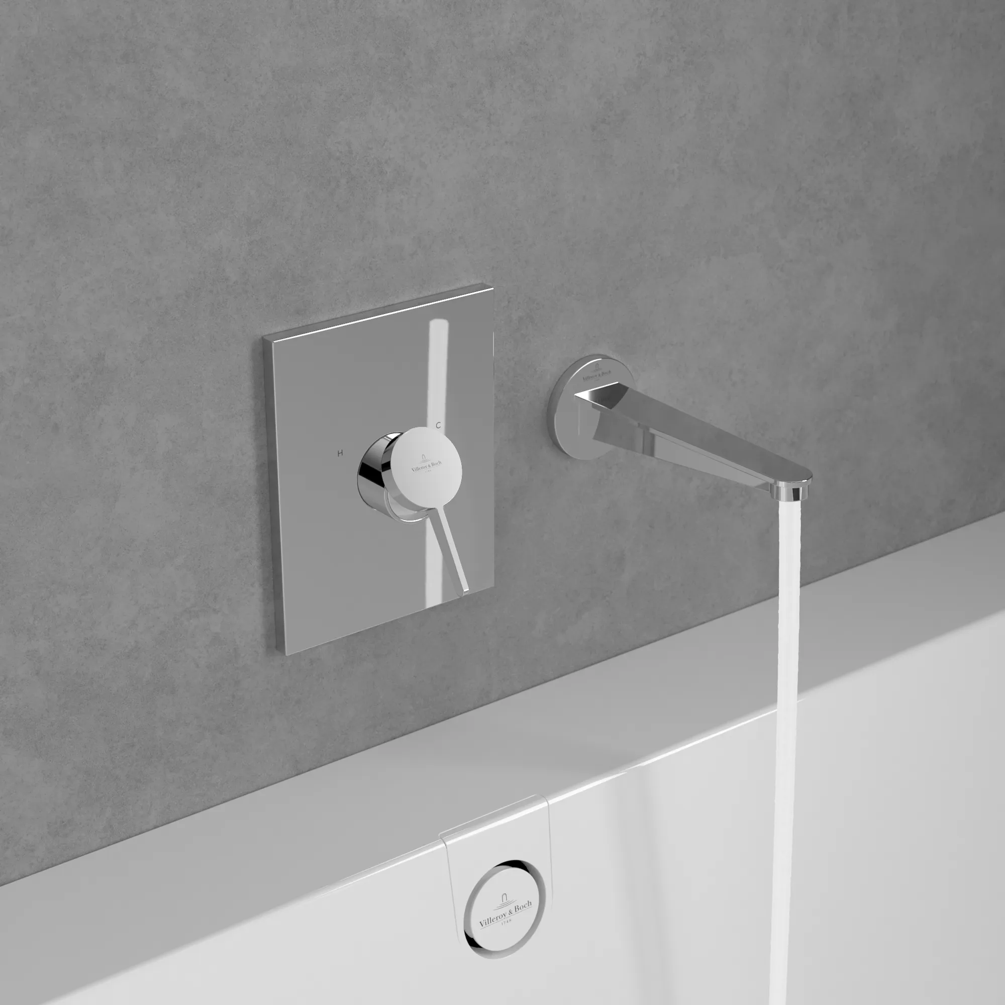 Badewannenauslauf „Conum“ 18,9 cm in Chrom Badewannenauslauf „Conum“ 18,9 cm in Chrom