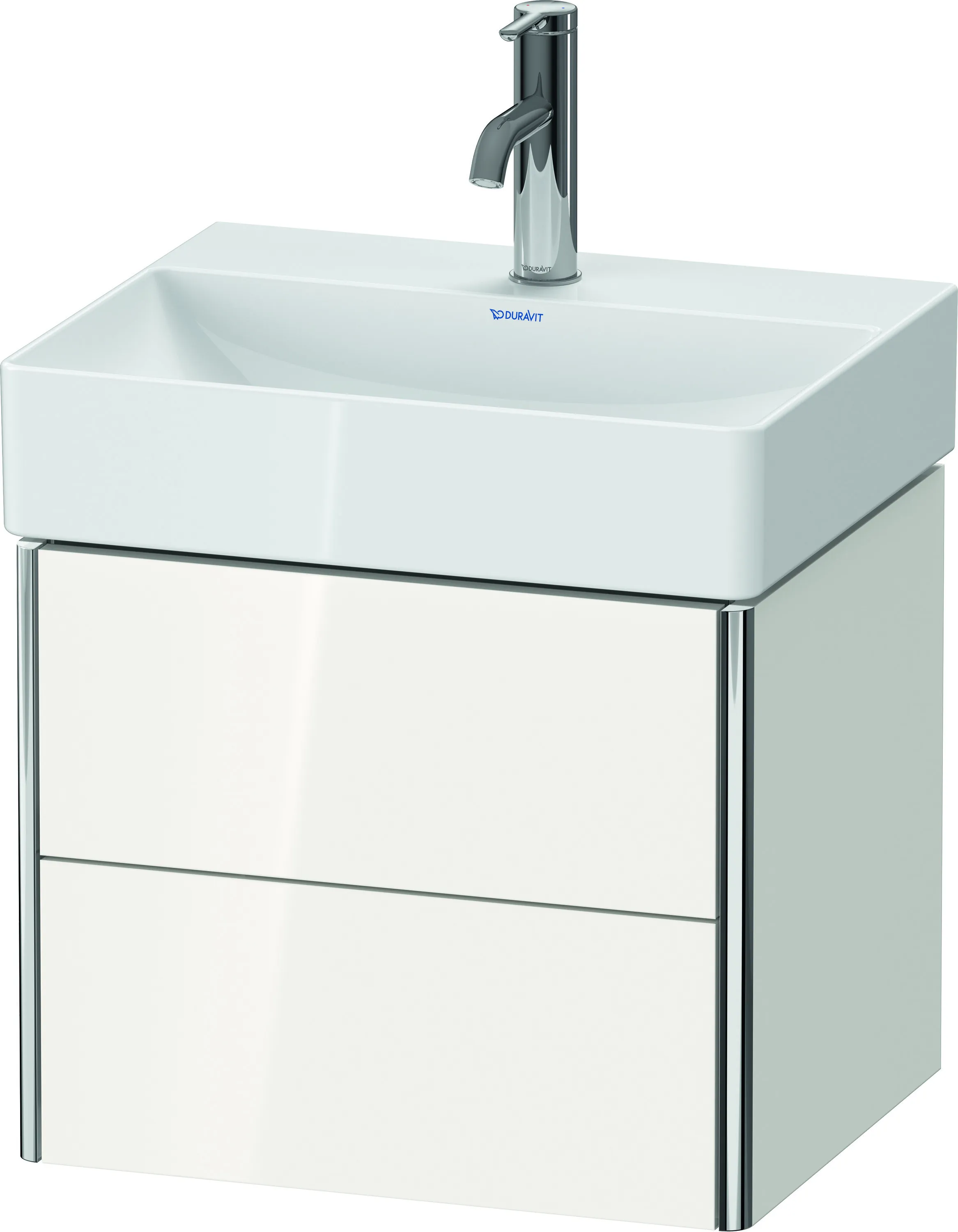 Duravit Waschtischunterschrank wandhängend „XSquare“ 48,4 × 39,7 × 39 cm Weiß Hochglanz Duravit Waschtischunterschrank wandhängend „XSquare“ 48,4 × 39,7 × 39 cm Weiß Hochglanz