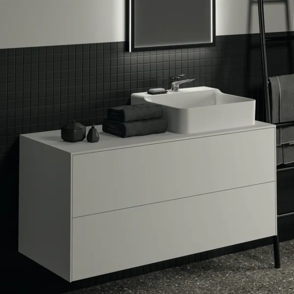 Ideal Standard Waschtischunterschrank Conca, 2 Auszüge, Weiß Ideal Standard Waschtischunterschrank Conca, 2 Auszüge, Weiß