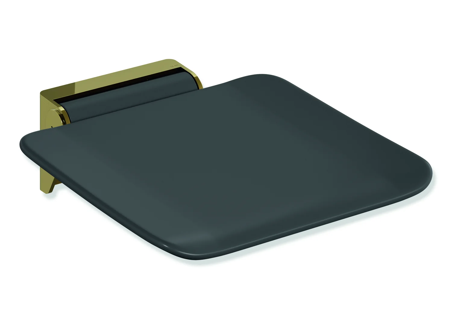 HEWI Klappsitz System 900, PVD, Gold glänzend, 350x415 mm, Sitzfläche 350x340 mm