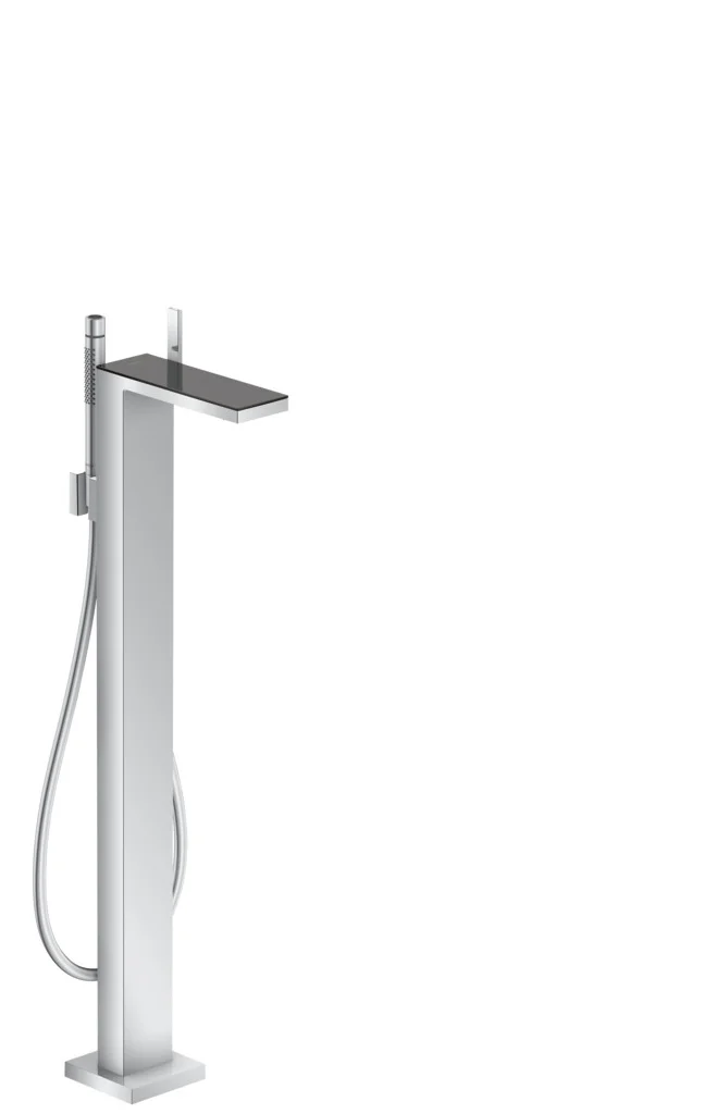 Hansgrohe AXOR MyEdition Einhebel-Wannenmischer bodenstehend, Chrom, Ausladung 196 mm