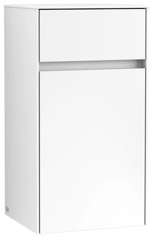 Villeroy & Boch Seitenschrank „Collaro“ 1 Tür, 1 Auszug / Schublade 40,4 × 74,8 × 34,9 cm 1 Tür, Anschlag (Scharnier) links, 1 Auszug / Schublade
