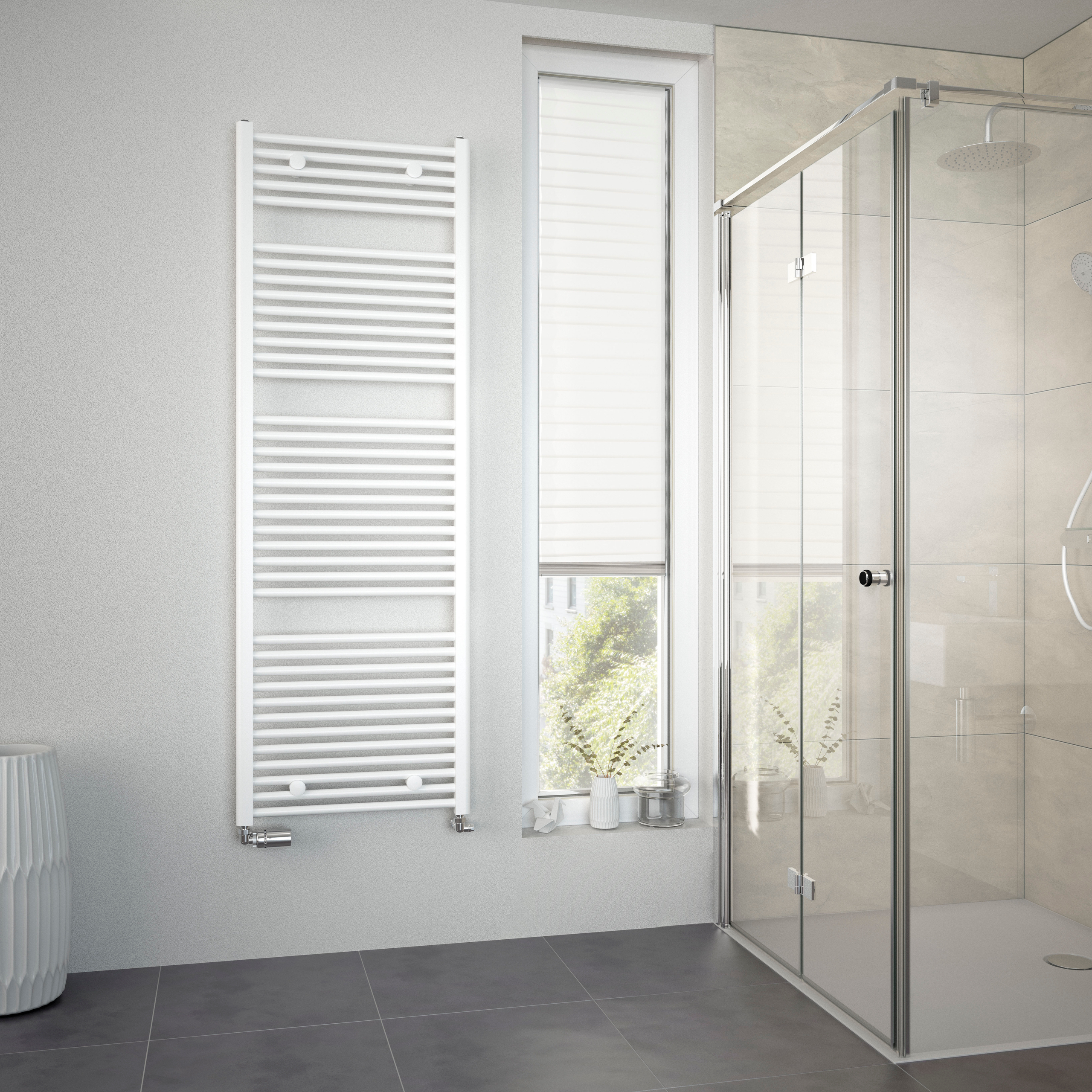 HSK Design-Heizkörper „Line“ 50 × 177,5 cm in Pergamon HSK Design-Heizkörper „Line“ 50 × 177,5 cm in Pergamon