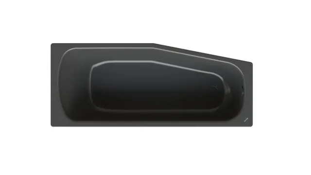 Bette Bambino Badewanne, links, Raven, glasierter Titan-Stahl, 1570 x 650 mm, 30 mm Randhöhe, 1-Sitzer, Raumspar-Badewanne Bette Bambino Badewanne, links, Raven, glasierter Titan-Stahl, 1570 x 650 mm, 30 mm Randhöhe, 1-Sitzer, Raumspar-Badewanne