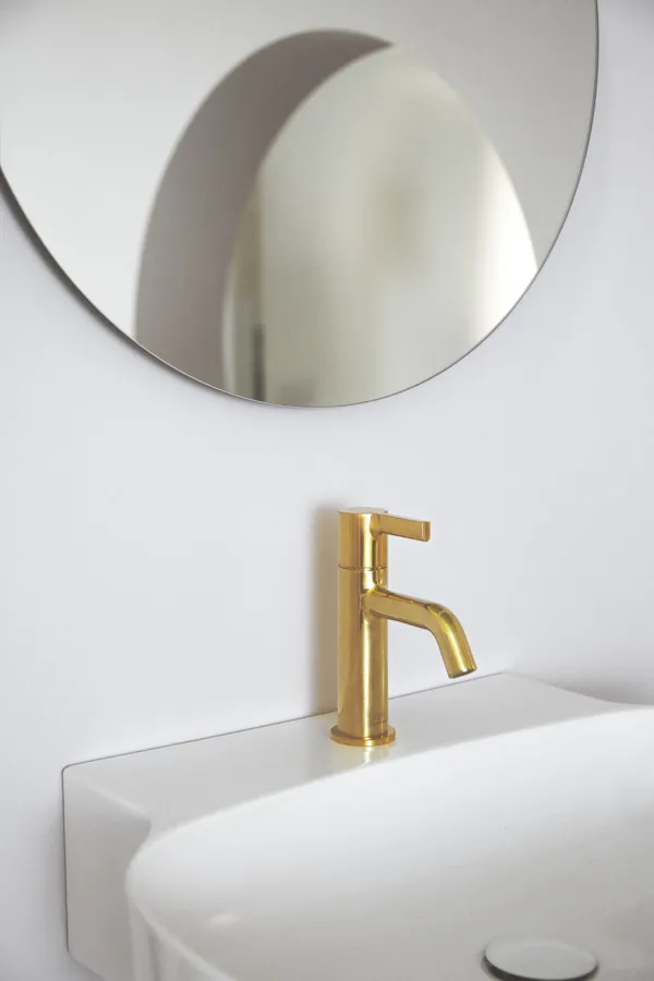 Ideal Standard Waschtischarmatur Joy Arm BC776A2, Ausladung 110mm, Brushed Gold Ideal Standard Waschtischarmatur Joy Arm BC776A2, Ausladung 110mm, Brushed Gold