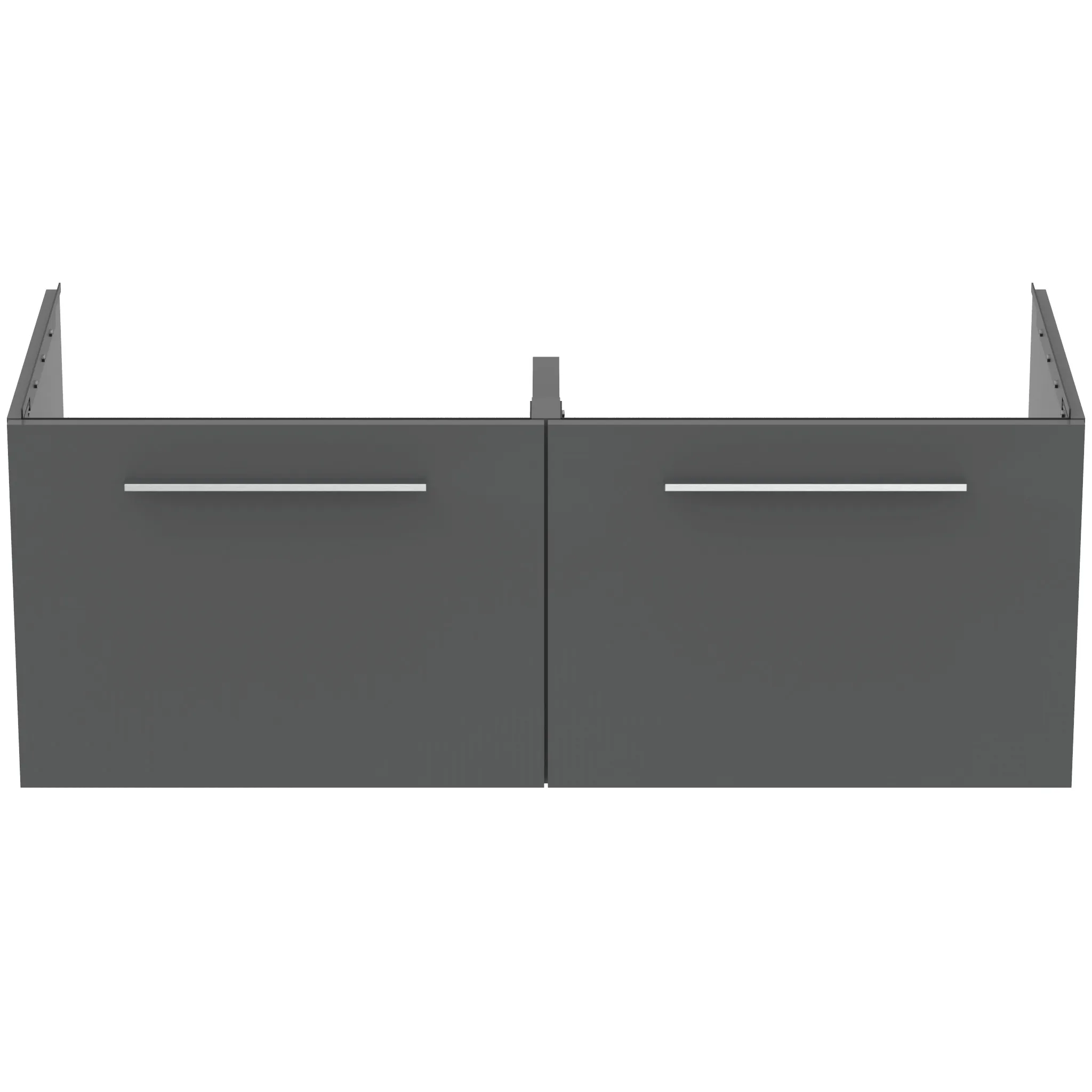Ideal Standard Waschtischunterschrank „i.lifeB“ 120 × 44 × 50,5 cm Quarzgrau matt