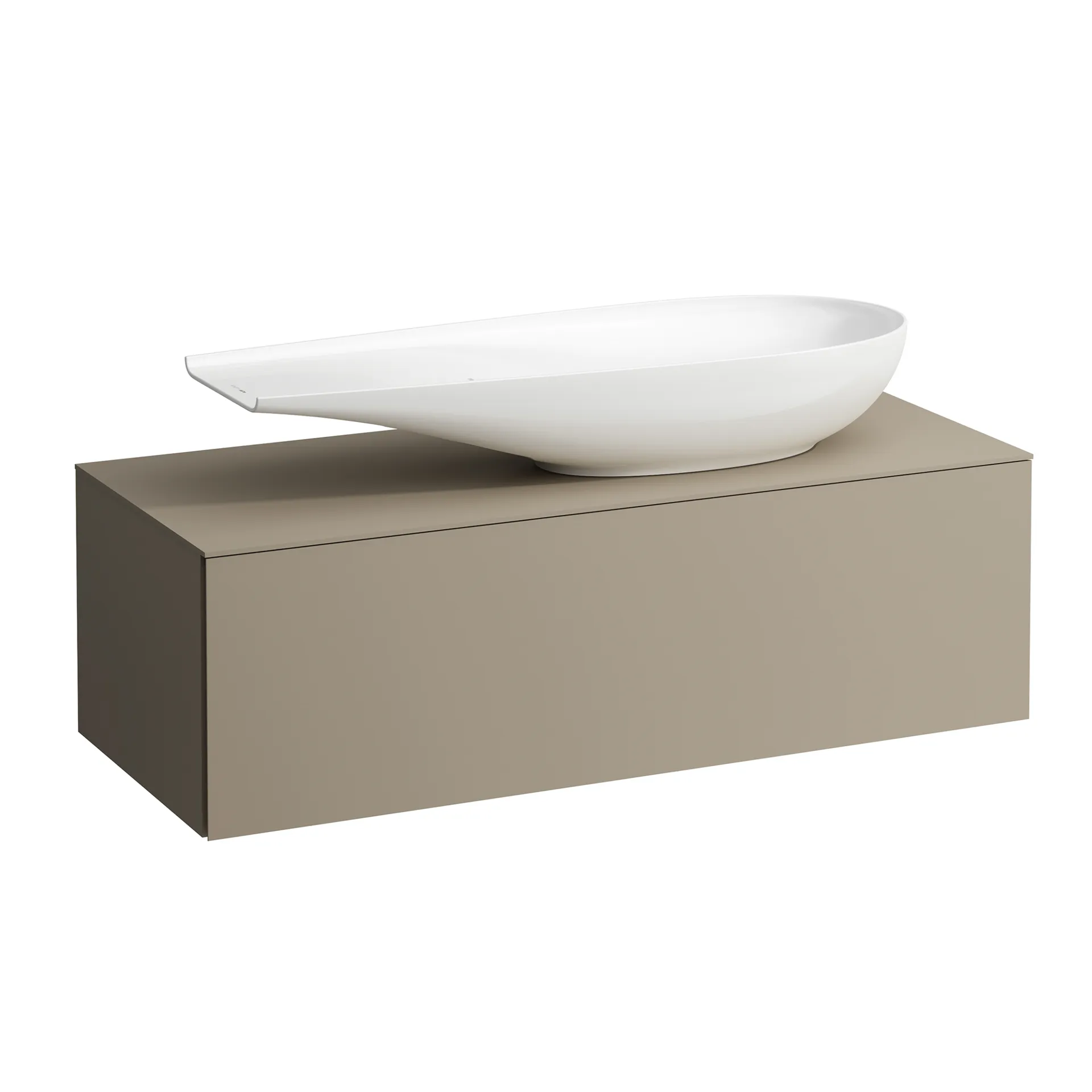 Laufen Schubladenelement „Ilbagnoalessi“ 1200 × 370 × 500 mm Perlbeige, ohne Hahnlochbohrung, rechts Laufen Schubladenelement „Ilbagnoalessi“ 1200 × 370 × 500 mm Perlbeige, ohne Hahnlochbohrung, rechts