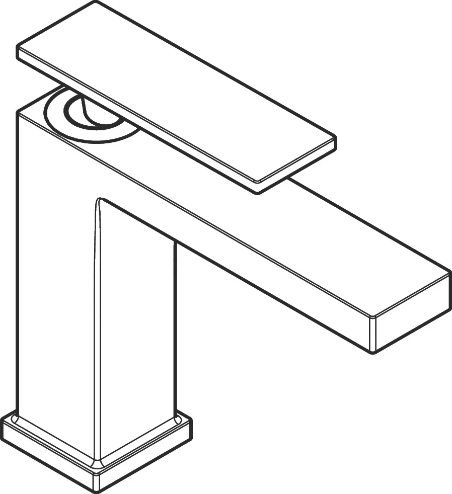 Hansgrohe Tecturis E Einhebel-Waschtischmischer 110 CoolStart EcoSmart+ Brushed Bronze, Ausladung 144 mm, Auslaufhöhe 117 mm, Keramikmischsystem, max. Durchflussmenge 4 l/min bei 3 bar