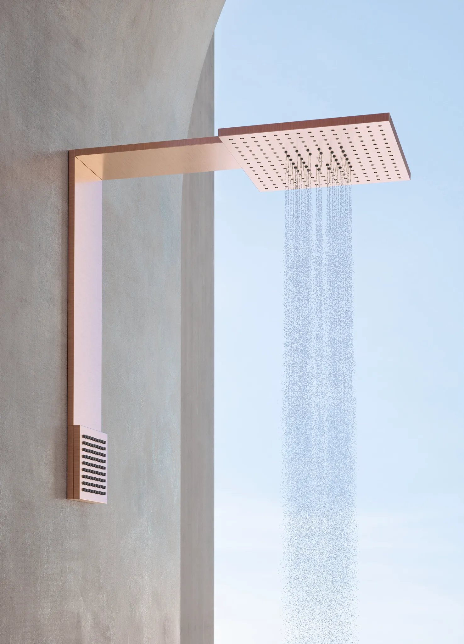 AXOR ShowerComposition Brausenmodul 250/250 2jet mit Schulterbrause Chrom