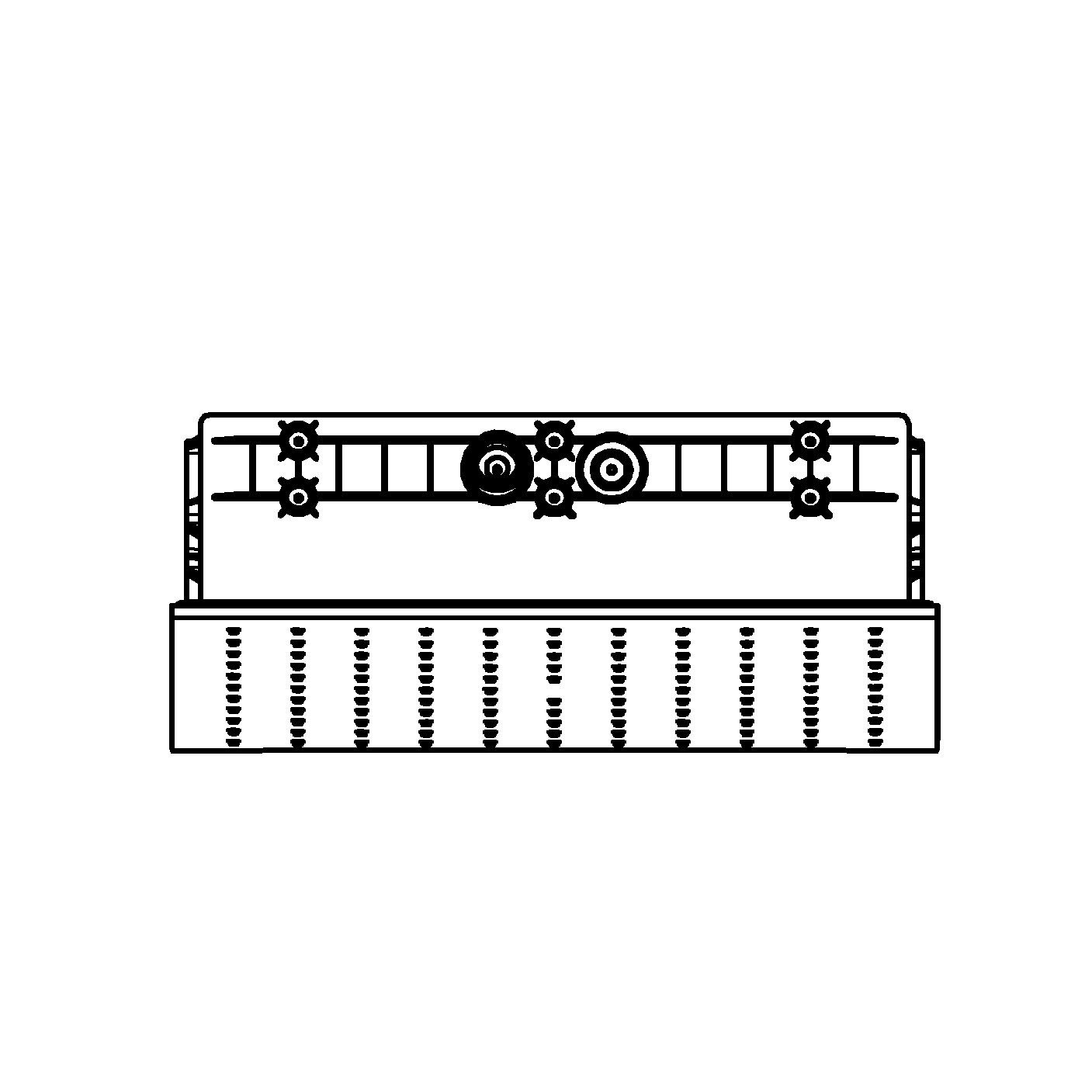 Deckenbrause Rainshower Aqua Mono 26731 ,1 Strahlart, 334 × 334mm, inklusive Rohbau-Set, chrom