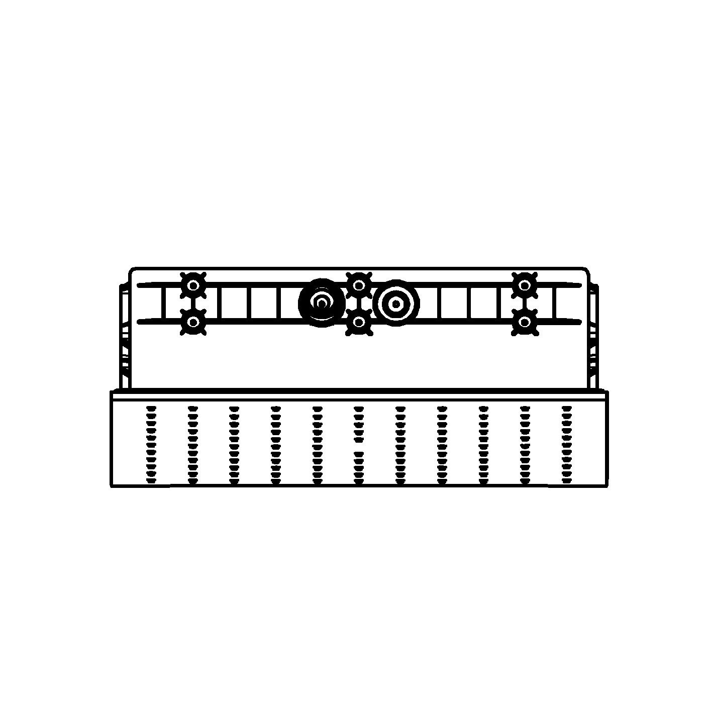 Deckenbrause Rainshower Aqua Mono 267311 Strahlart, 334 x 334mm, inklusive Rohbau-Set, chrom