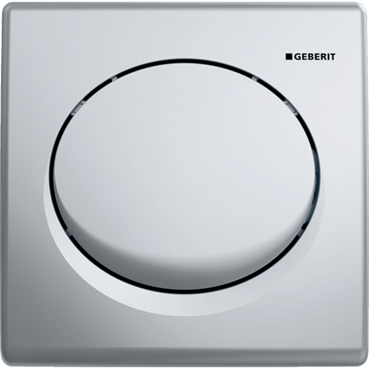 Geberit Urinalsteuerung mit pneumatischer Spülauslösung in weiß alpin