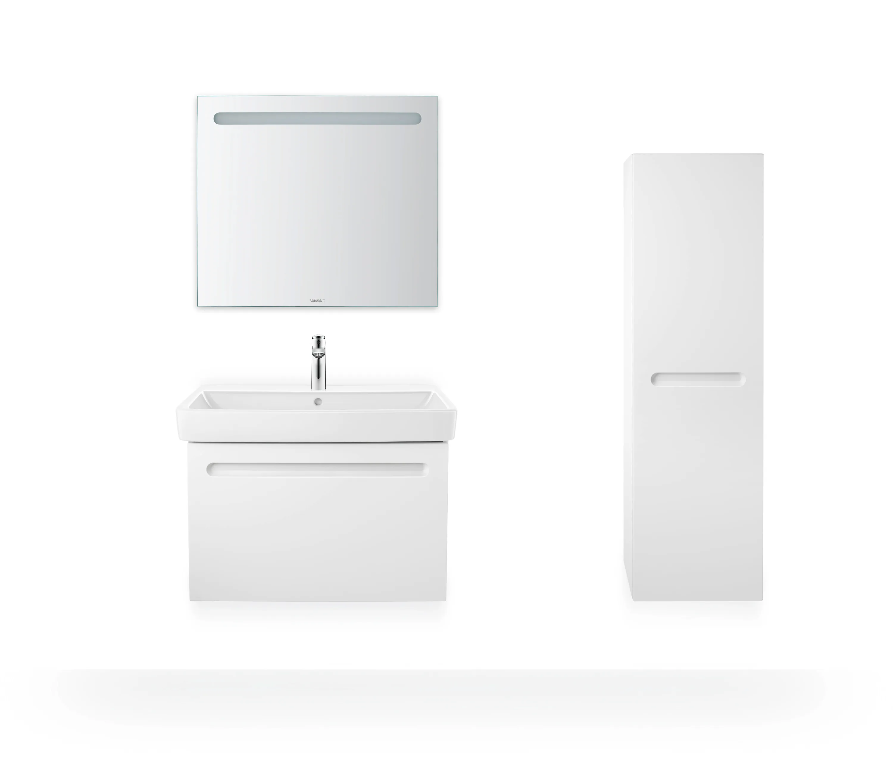 Duravit Waschtischunterschrank wandhängend „No.1“ 74 × 47,8 × 42,6 cm in Beton Matt Duravit Waschtischunterschrank wandhängend „No.1“ 74 × 47,8 × 42,6 cm in Beton Matt