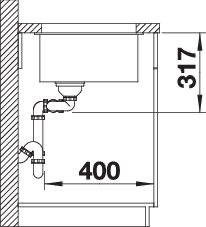 BLANCO SUBLINE 430/270-U BLANCO SUBLINE 430/270-U