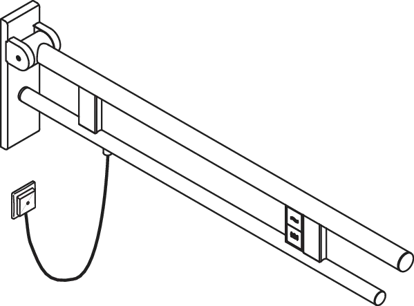 HEWI Stützklappgriff „System 900“