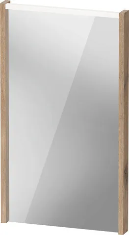 Duravit Spiegel mit LED-Beleuchtung „D-Code“ 40 × 70 cm in Eiche Marmoriert