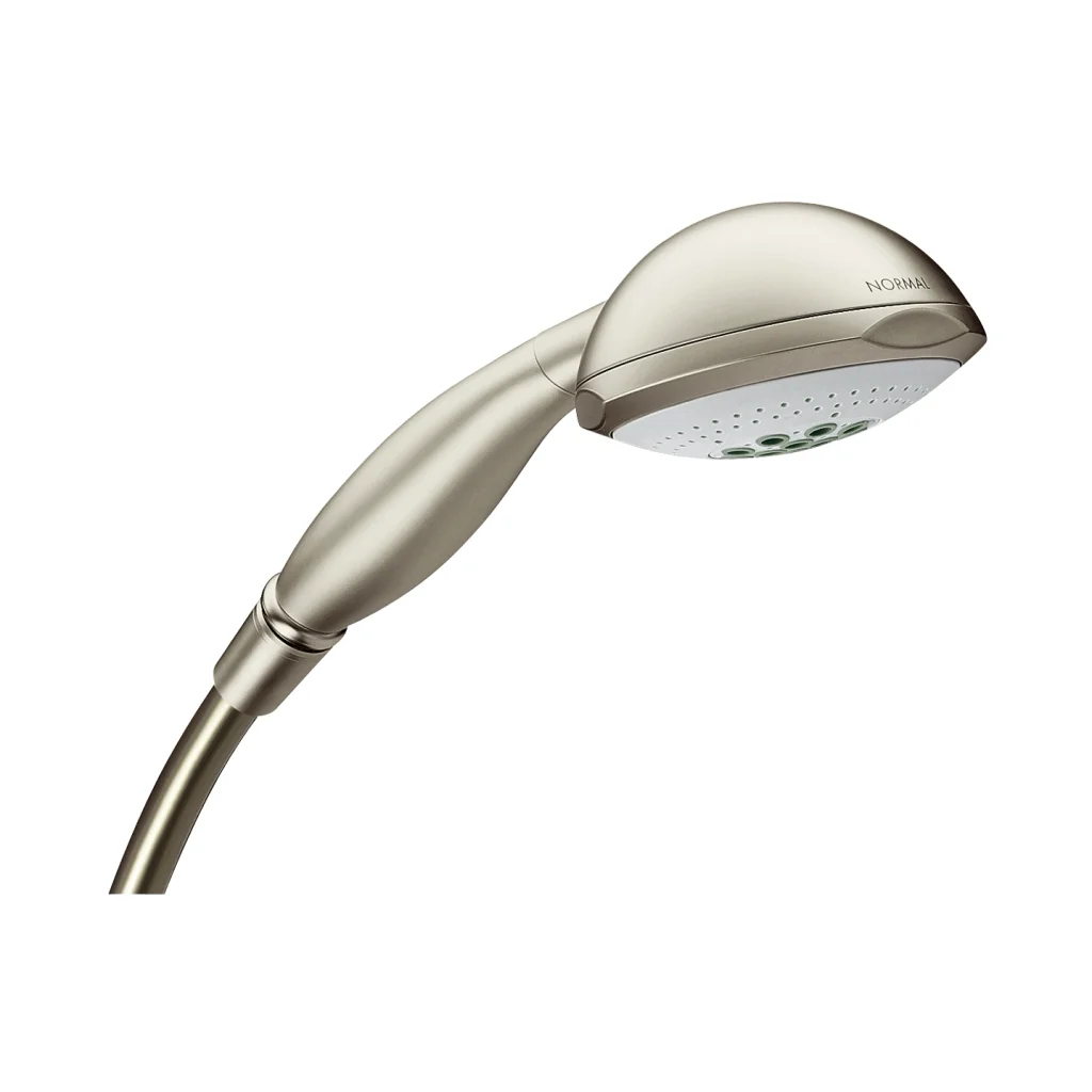 Hansgrohe AXOR Terrano Handbrause Chrom/Gold Optic mit Quiclean-Technologie, DN15