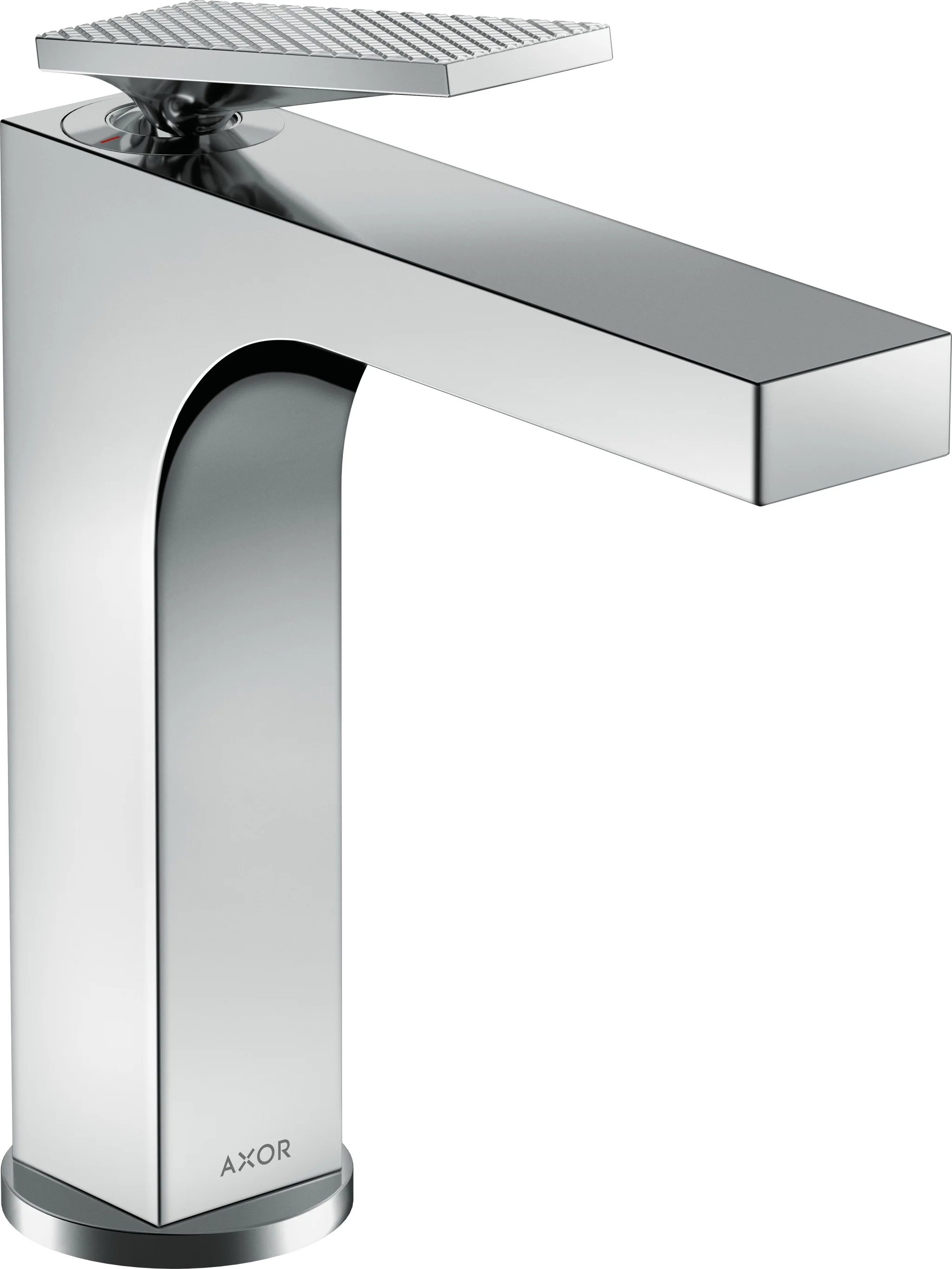 Hansgrohe AXOR Citterio Einhebel-Waschtischmischer 160, Hebelgriff, Rautenschliff, Chrom, Ausladung 143 mm, Auslaufhöhe 156 mm