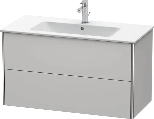 Duravit Waschtischunterschrank wandhängend „XSquare“ 101 × 56 × 47,8 cm Nordic Weiß Seidenmatt Duravit Waschtischunterschrank wandhängend „XSquare“ 101 × 56 × 47,8 cm Nordic Weiß Seidenmatt