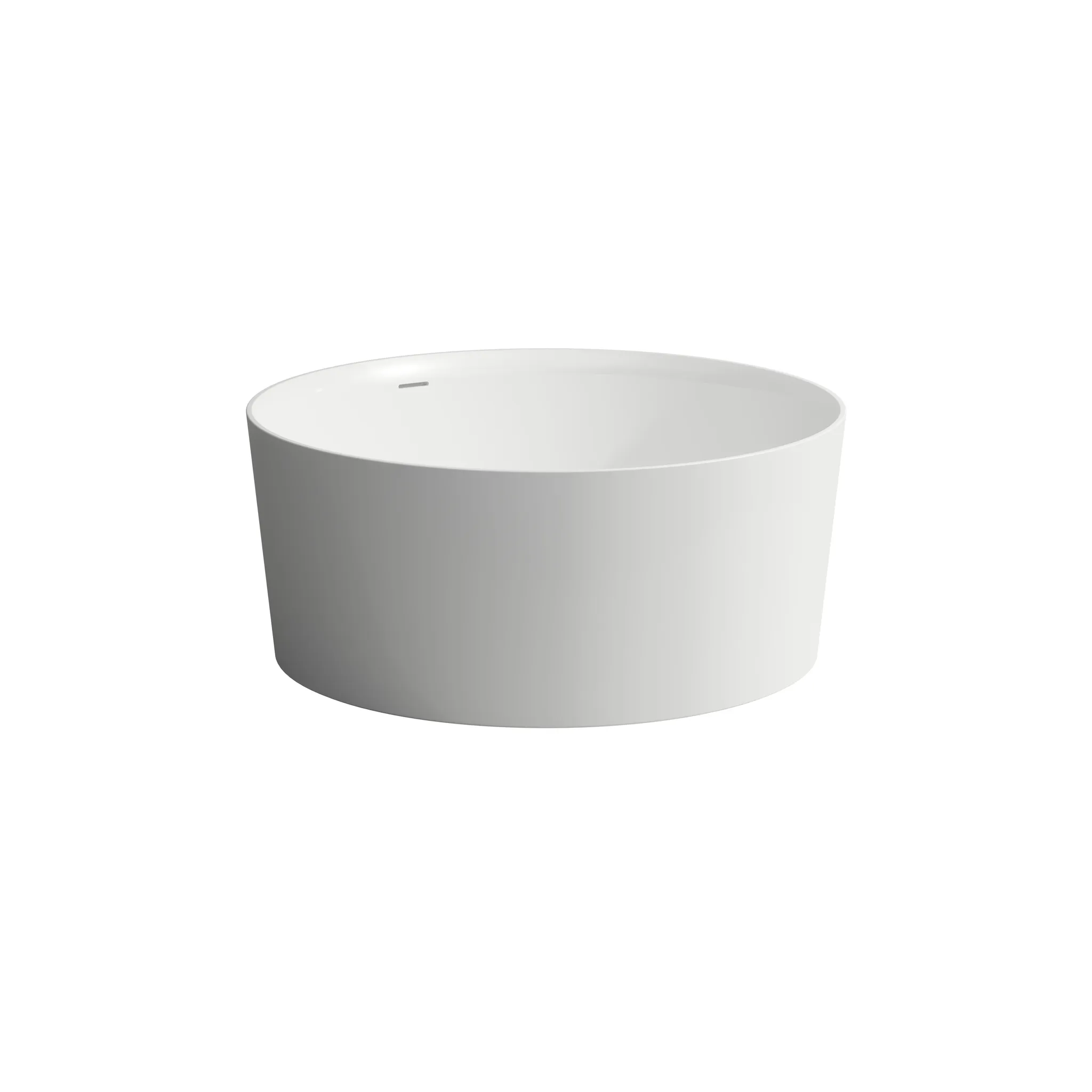 Laufen freistehende Badewanne VAL 1300x1300x550 rund aus Sentec weiβ