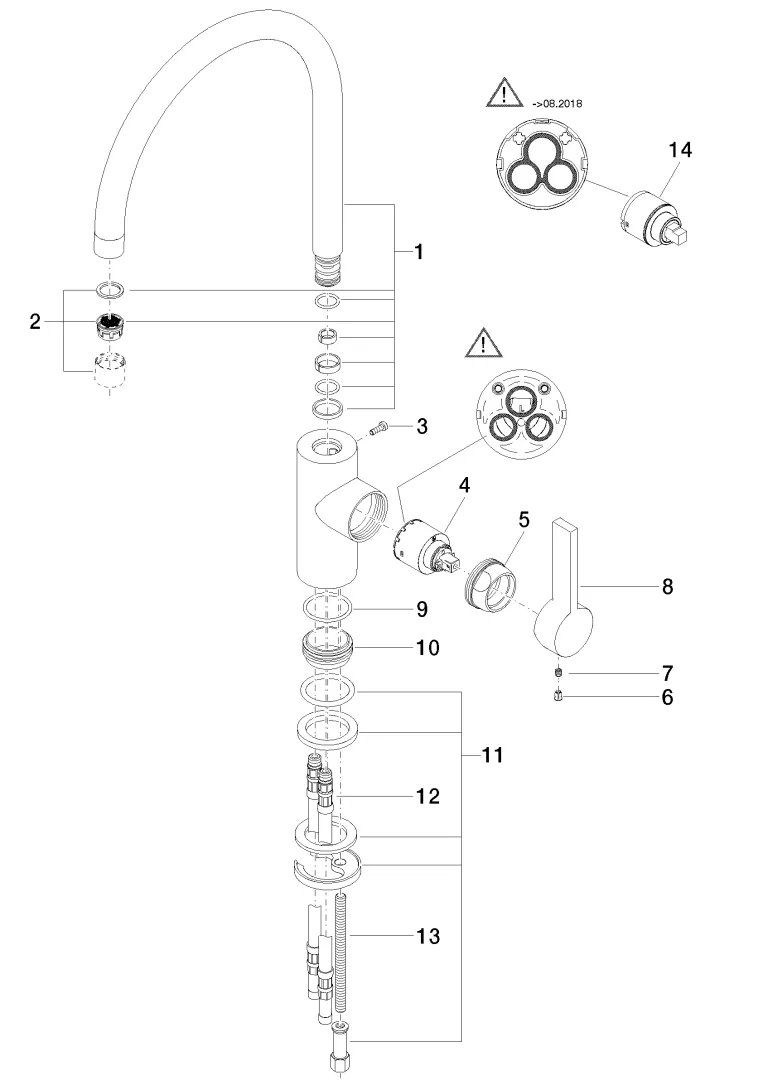 Dornbracht Einhebelmischer TARA ULTRA, Dark Brass gebürstet PVD, Ausladung 241 mm, schwenkbarer Auslauf 360°, Armaturenhöhe 393 mm, Bohrungsdurchmesser 35 mm, max. Durchfluss 8 l/min bei 3 bar Fließdruck Dornbracht Einhebelmischer TARA ULTRA, Dark Brass gebürstet PVD, Ausladung 241 mm, schwenkbarer Auslauf 360°, Armaturenhöhe 393 mm, Bohrungsdurchmesser 35 mm, max. Durchfluss 8 l/min bei 3 bar Fließdruck
