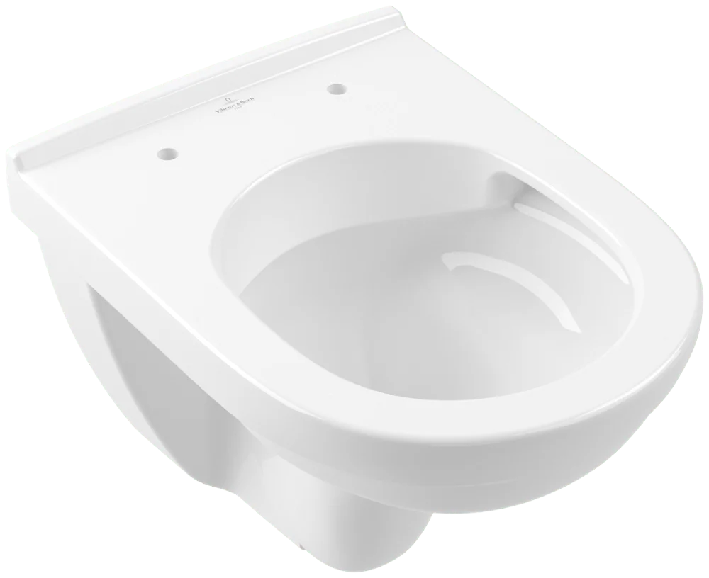 Villeroy & Boch O.novo Tiefspül-WC Compact spülrandlos, oval, weiß Alpin CeramicPlus, 360x490 mm, Höhe 350 mm, wandhängend Villeroy & Boch O.novo Tiefspül-WC Compact spülrandlos, oval, weiß Alpin CeramicPlus, 360x490 mm, Höhe 350 mm, wandhängend
