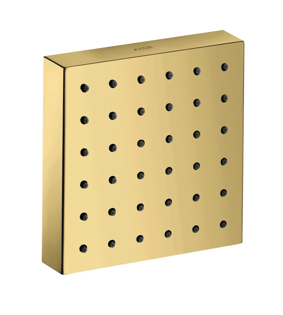 Hansgrohe AXOR ShowerSolutions Brausemodul 120/120 Unterputz eckig, Polished Gold Optic