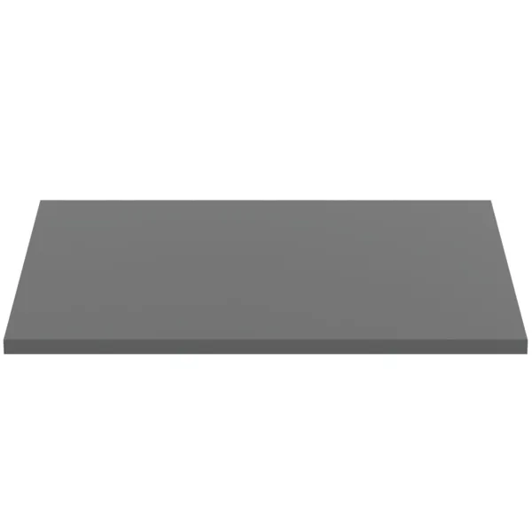 Waschtischplatte i.life B ohne Ausschnitt 602x506x18mm Weiß matt